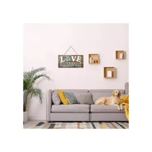 Placa decorativa decorativa de pared de 10.0 x 5.0 in con_5