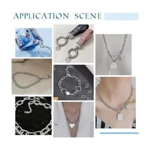 PH PandaHall 800 anillos de salto ovalados de 8 estilos_4