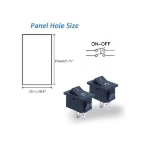 mxuteuk 5 piezas de interruptor basculante de barco a_5