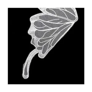 SuiGlory 1 par de apliques de encaje de mariposa adornos_5