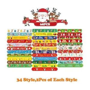 68 pulseras de Navidad para niños para niños y niñas_2