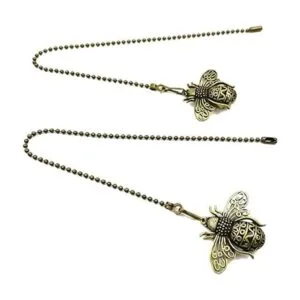 Hyamass 2 colgantes de abejas de techo vintage de 12.0 in_3