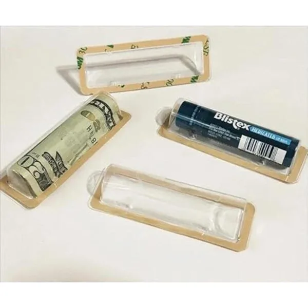 20PCS Thankgiving Gifts Money Card Holder Clear Plastic_2