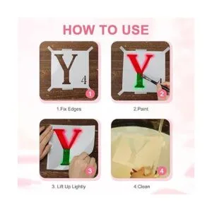 AIEX 27 plantillas plantillas de plástico reutilizables_5