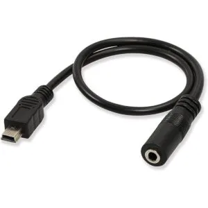 Qaoquda Cable de audio mini USB macho a hembra de 0.138_6