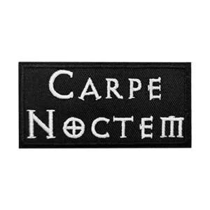 Parche bordado de Carpe Noctem para planchar_1