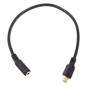 Qaoquda Cable de audio mini USB macho a hembra de 0.138_7