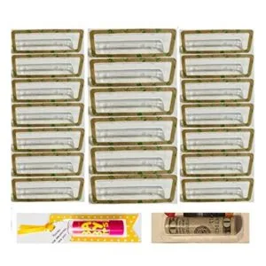 20PCS Thankgiving Gifts Money Card Holder Clear Plastic_1