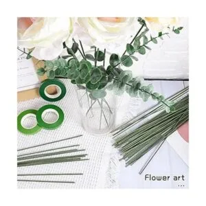 60 tallos florales de alambre para flores de papel_4