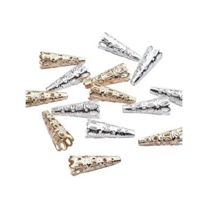 Tapas de cuentas de flores 200 piezas de conos de flores_4