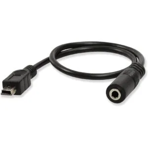 Qaoquda Cable de audio mini USB macho a hembra de 0.138_5