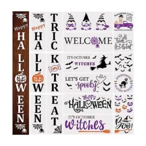 AIEX 18 plantillas de Halloween para pintar sobre madera_1