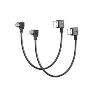 CERRXIAN Cable de impresora USB A a B de 90 grados ángulo_1