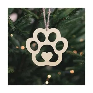 20 adornos colgantes de madera con forma de corazón de_6