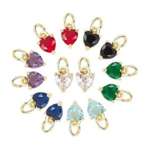 PH PandaHall 14 colgantes de circonita cúbica 7 colores_1