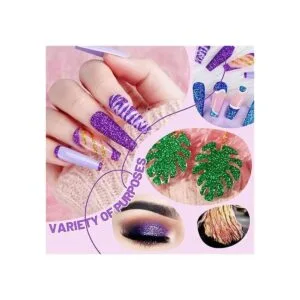 FANDAMEI Juego de 12 tarros de purpurina de 12 colores_7