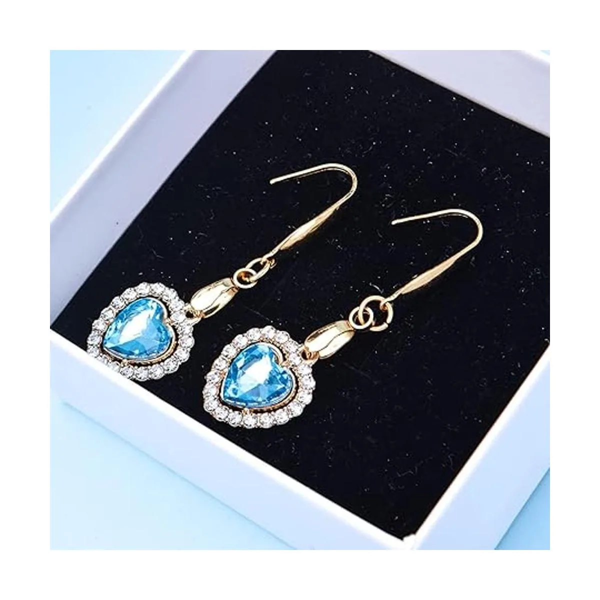 20 ganchos de acero inoxidable con cierre para pendientes_4