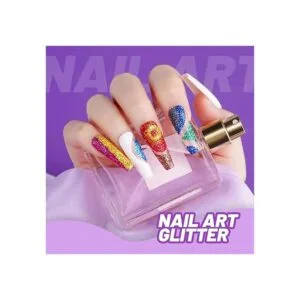 FANDAMEI Juego de 12 tarros de purpurina de 12 colores_6