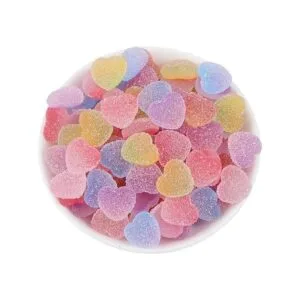 50 dijes de plástico coloridos con forma de estrella de_6