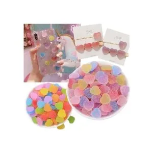 50 dijes de plástico coloridos con forma de estrella de_7