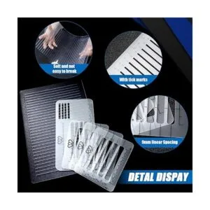 Paquete de 5 plantillas de línea recta para diario y guía_6