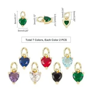 PH PandaHall 14 colgantes de circonita cúbica 7 colores_4