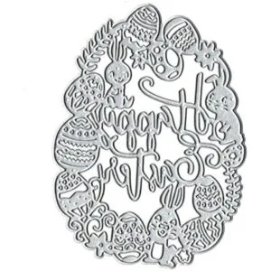 Happy Easter Rabbit Troqueles de metal para hacer_2