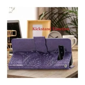 Diseñado para Galaxy S10 funda cartera para mujer con_4