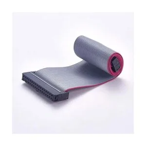 Fielect 2 conectores IDC de 34 pines de alambre gris_1