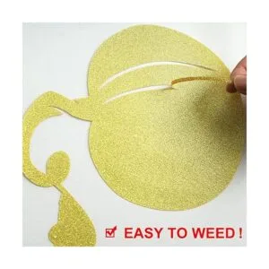 GYT Vinilo HTV con purpurina Rollos de vinilo de_4