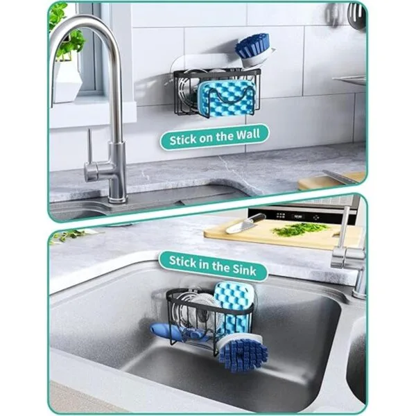 HapiRm Soporte de esponja multifuncional con forma de M_4