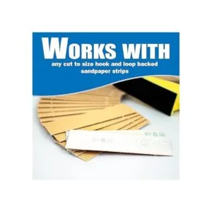 Lijadora de detalles de ratón con 50 tiras de lijado de_4