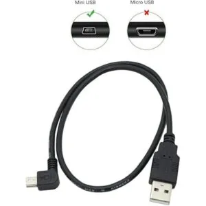 Mini adaptador USB de ángulo recto de 1.64 pies USB A_3