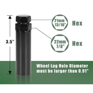 7 tuercas estriadas afinador de llave de llave herramienta_2