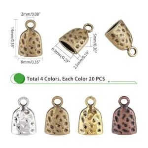 PH PandaHall 80 tapas de extremo de cordón de campana_5