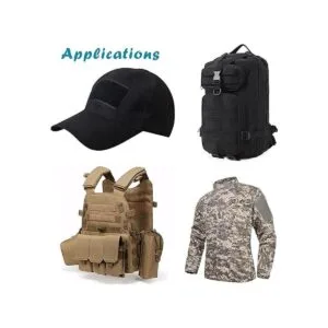 JBCD Paquete de 2 parches de bandera blanca sólida parche_4