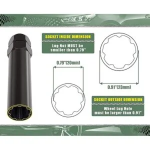 7 tuercas estriadas afinador de llave de llave herramienta_4