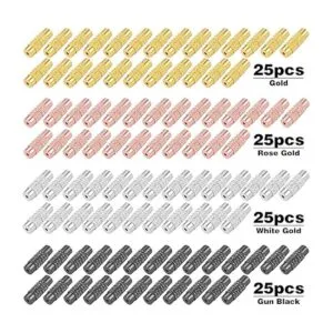 Hmjpng 100 cierres giratorios de latón de 4 colores_2