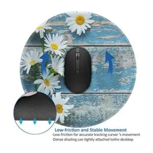 Alfombrilla de ratón con diseño de margaritas diseño de_2