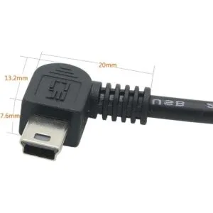 Mini adaptador USB de ángulo recto de 1.64 pies USB A_7