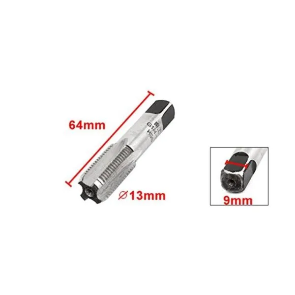 Uxcell G Tubo De 14 19 BSP 55 Grados hilo HSS llave 4_3