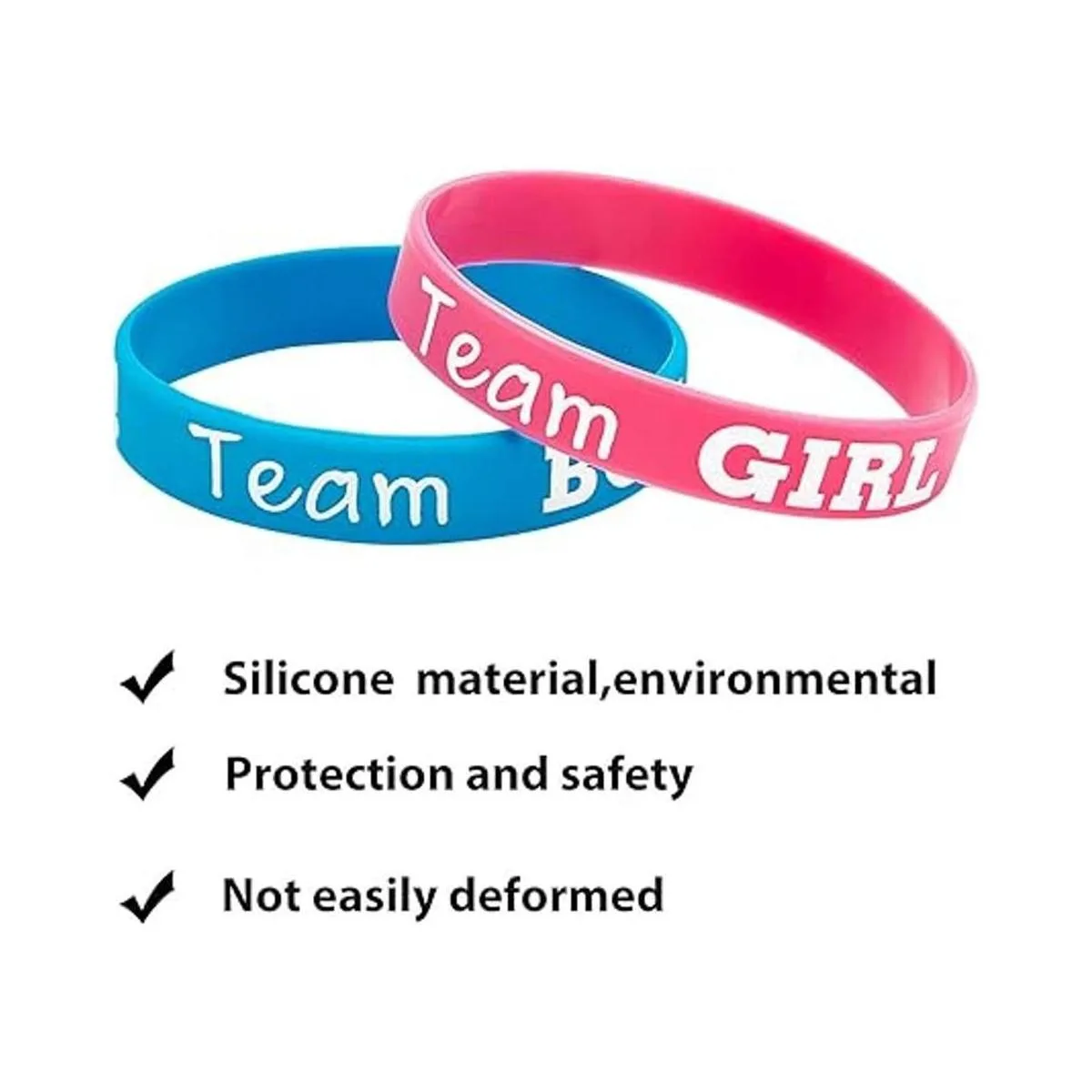 Pulseras de revelación de género incluye pulseras de_4