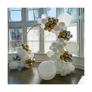 Globos blancos de látex para fiesta paquete de 20 globos_5