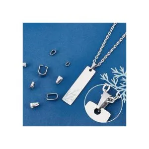 PH PandaHall 160 pcs 8 Sizes 304 Stainless Steel Snap On_3