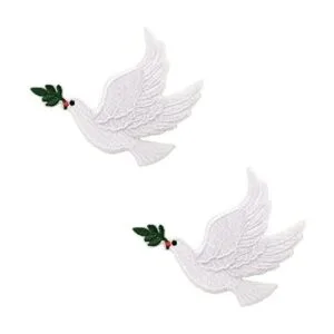 Peace Dove Parches bordados para planchar_1