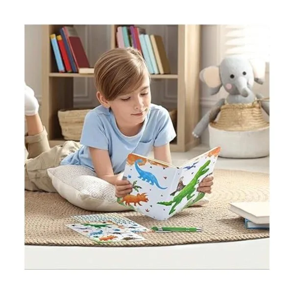 Juego de cuadernos de dinosaurios de acuarela regalo de_5