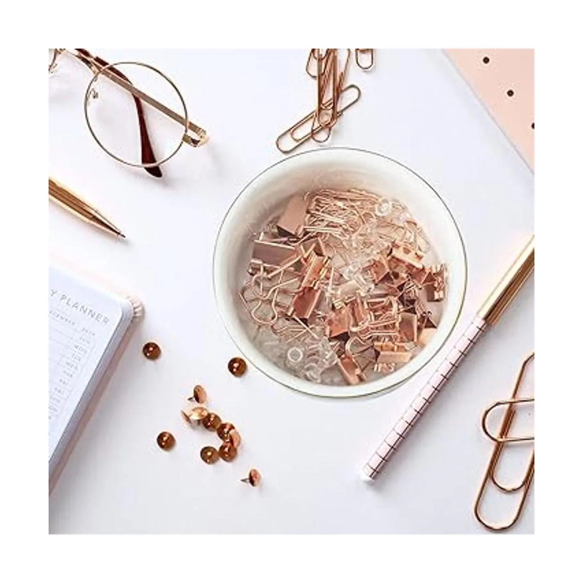 Soporte de clip de papel de cerámica para organizador de_4