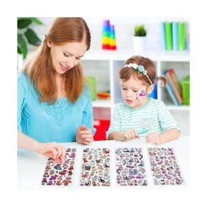 Paquete de calcomanías 3D para gatos y perros oso y_3