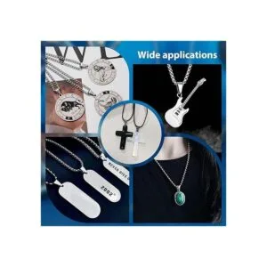 PH PandaHall 160 pcs 8 Sizes 304 Stainless Steel Snap On_4