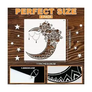 9 plantillas de mandala de sol y luna luna sol flor_2